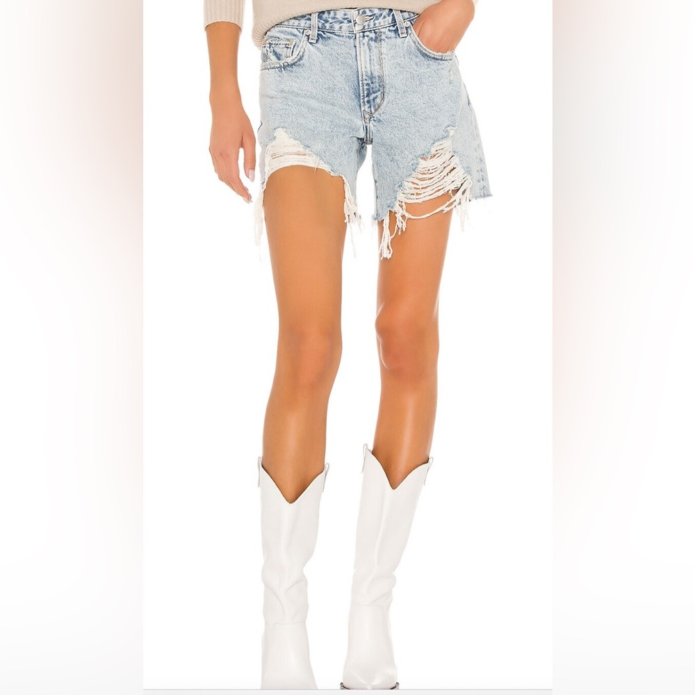 Lovers + Friends Dylan Boyfriend Jean Shorts